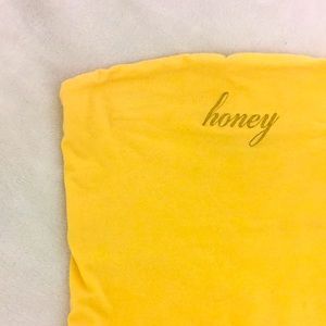 Yellow Honey Tube Top Brandy Melville
